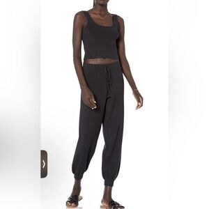 Amazon The Drop Black Maddie Knit Sweater Joggers Size M NWT